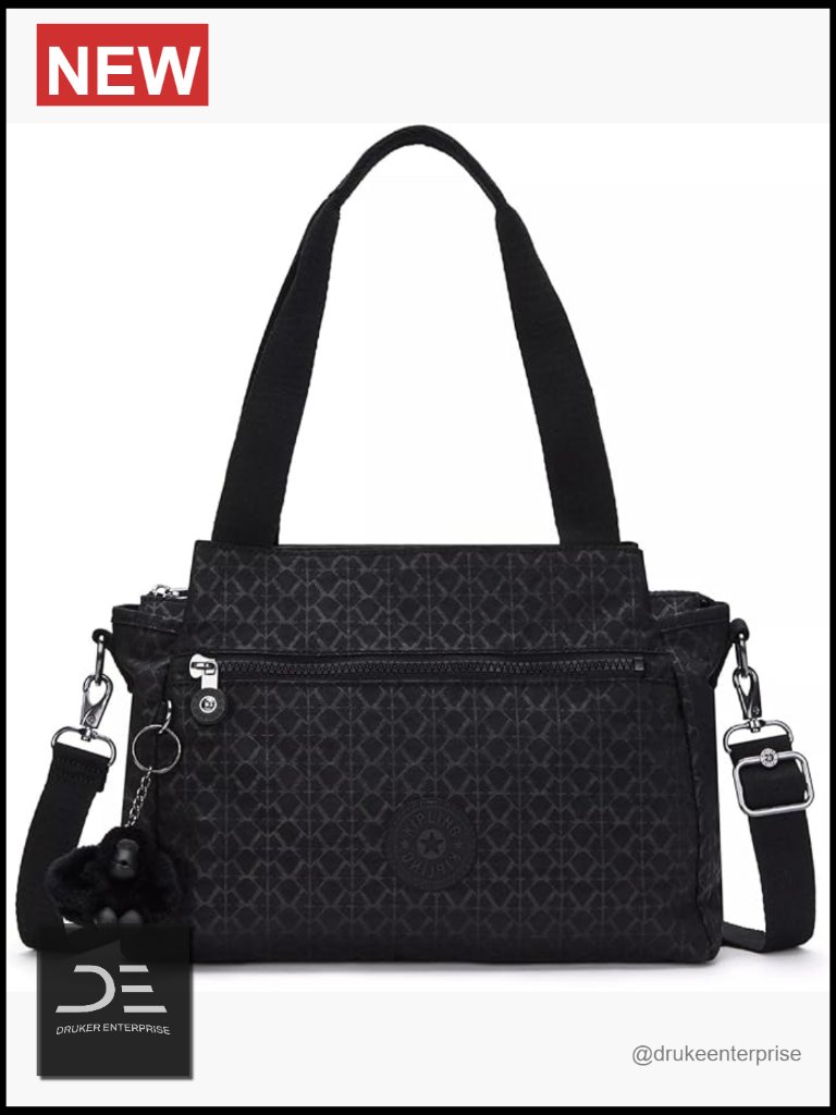 Crossbody Bag, Lightweight Nylon, Multi-Compartment Magnetic Snap Pockets,